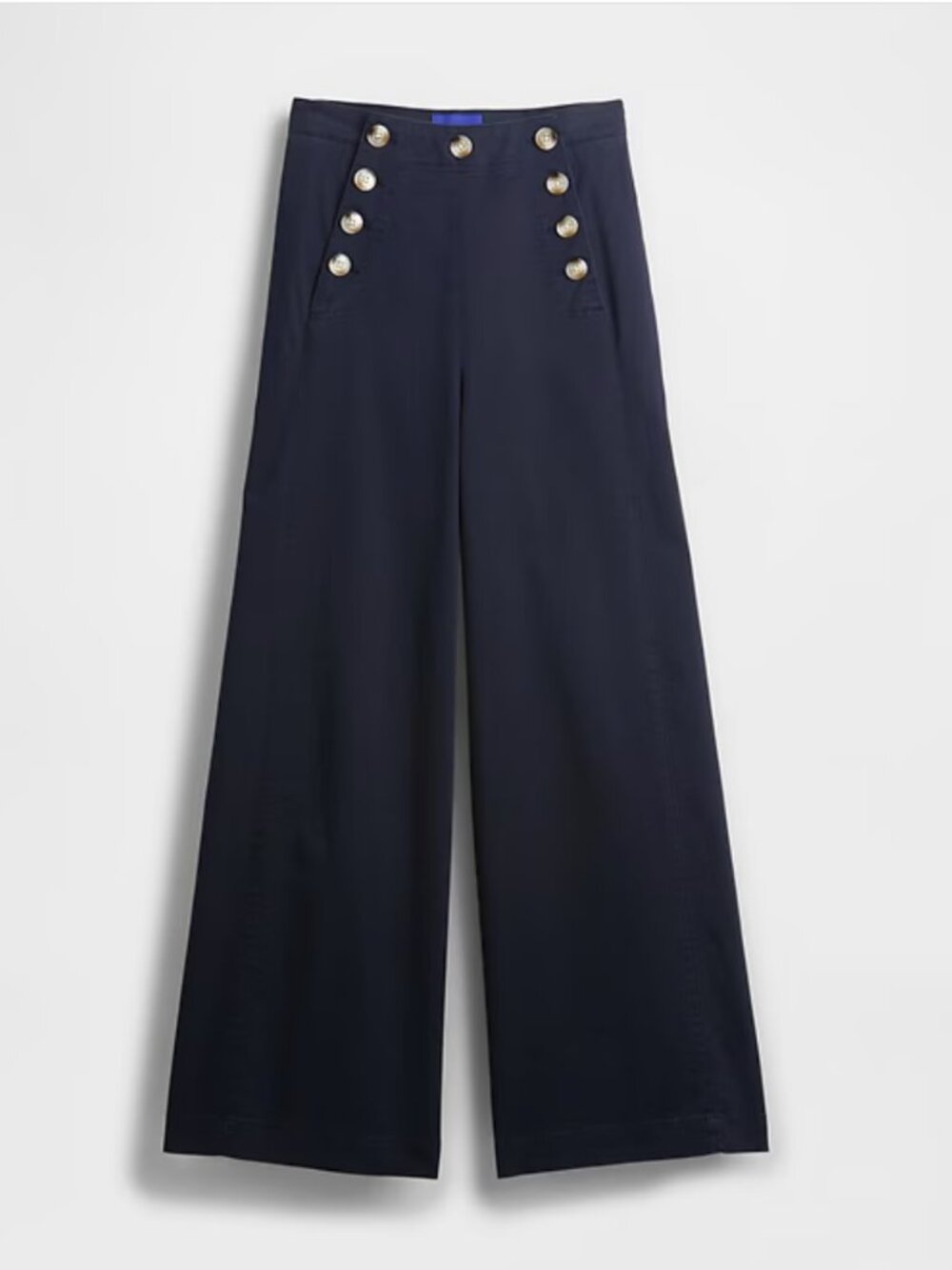 High Rise Twill Sailor Pants